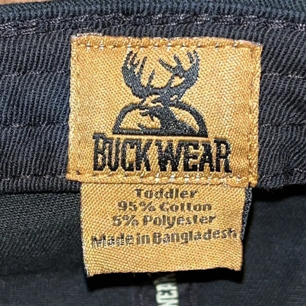 Buckwear hat velcro strap cute as a button buck toddler size